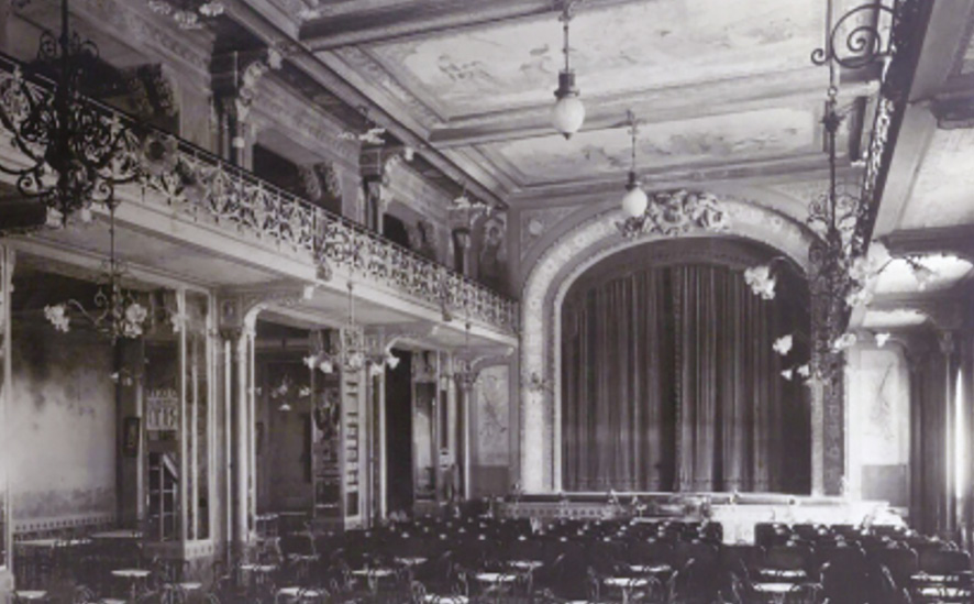 Interior of the Eden Kursaal Theater - early 20th century, via dell'Indipendenza, Bologna