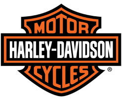 Logo the Harley Davidson motorcycle